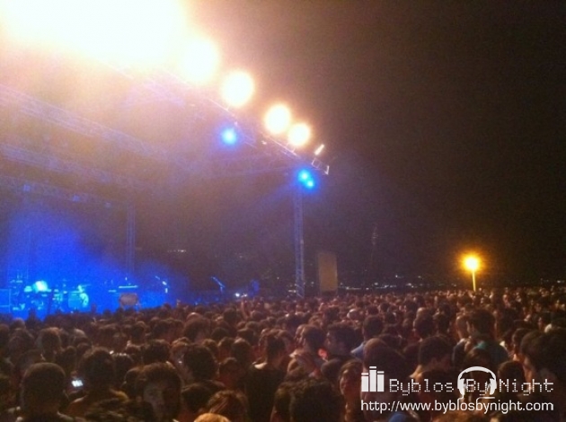 Snow Patrol live at the Byblos Festival