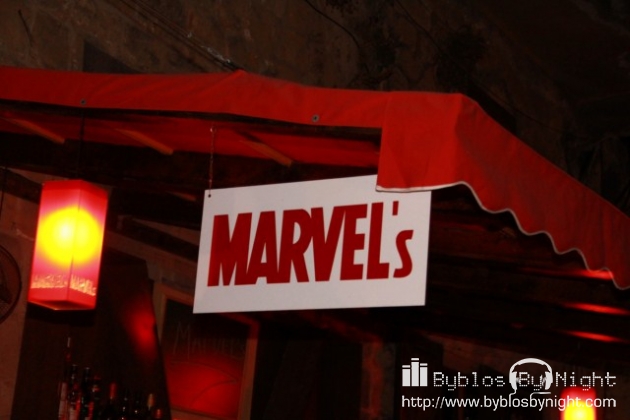 Friday night at MARVEL's Pub in Byblos Old Souk