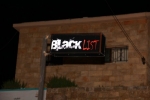 Saturday night at Black List Pub